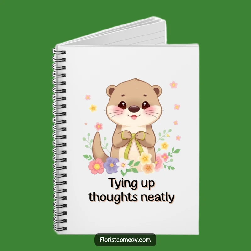 Funny Otter Notebook: Cheerful Florist Journal - Creative Gift!