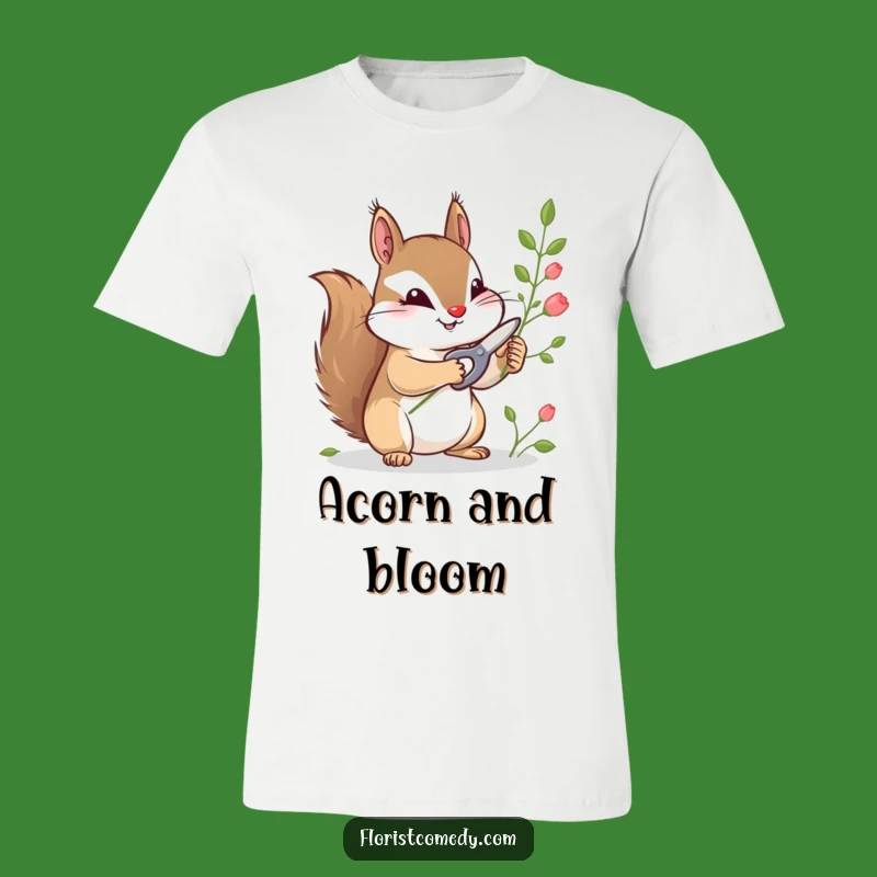 Funny Squirrel Gardener T-Shirt: Wear Your Green Thumb with Pride